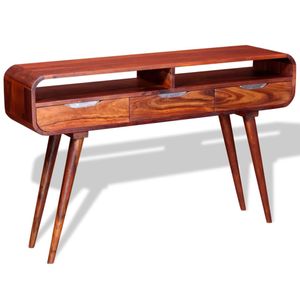 Console tafel 120x30x75 cm massief sheesham hout