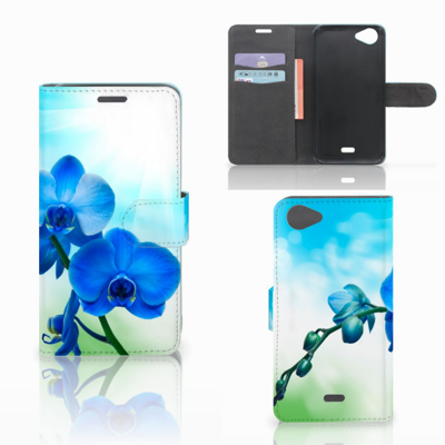 Wiko Rainbow Jam Hoesje Orchidee Blauw - Cadeau voor je Moeder Wiko Rainbow Jam Hoesje Orchidee Blauw - Cadeau voor je Moeder