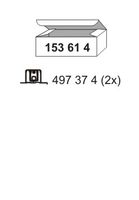 Montageset, demper, Montageset, uitlaatpijp ERNST, u.a. für Audi, Skoda, VW, Seat