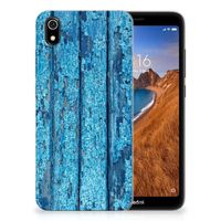 Xiaomi Redmi 7A Bumper Hoesje Wood Blue - thumbnail