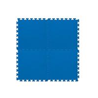 JAMARA 460421 - puzzelmatten blauw 50 x 50 cm 4-delig - kinderlijk eenvoudig insteeksysteem, ca. 1 x 1 m, uitbreidbaar, geschikt als speelmat/koudebescherming, antislip ondergrond, afwasbaar, duurzaam