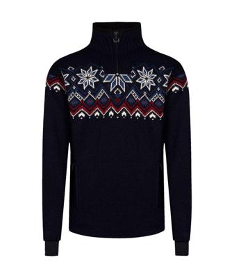Dale of norway Fongen Wp Trui Heren Navy Offwhite Redrose Indigo L