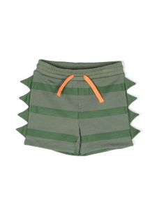 Stella McCartney Kids dinosaur-detailing shorts - Vert