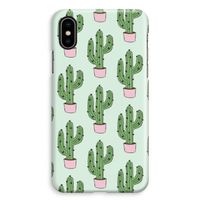 Cactus Lover: iPhone XS Max Volledig Geprint Hoesje - thumbnail