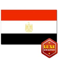 Luxe kwaliteit Egyptische vlag - thumbnail