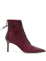 Arteana bottines Venezia en daim 75 mm - Violet - thumbnail