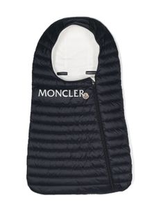 Moncler Enfant nid d'ange matelassé à logo imprimé - Bleu