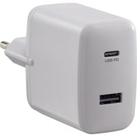 VOLTCRAFT UC-2ACX001 USB-oplader 30 W Thuis Uitgangsstroom (max.) 3000 mA Aantal uitgangen: 2 x USB, USB-C bus USB Power Delivery (USB-PD) - thumbnail