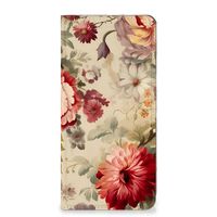 Smart Cover voor Google Pixel 8 Pro Bloemen - thumbnail