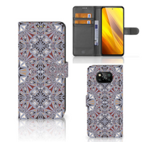 Xiaomi Poco X3 | Poco X3 Pro Bookcase Flower Tiles