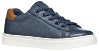 Geox J NASHIK Boy A Sneaker, Navy/Brown, 36 EU, Navy Brown, 36 EU
