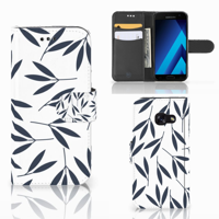 Samsung Galaxy A3 2017 Hoesje Leaves Blue