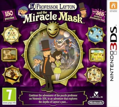 Nintendo Professor Layton and the Miracle Mask, 3DS Nintendo 3DS Basis Engels
