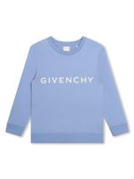 Givenchy Kids sweat à logo imprimé - Bleu