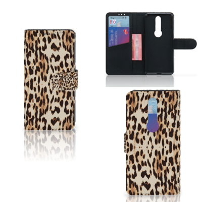 Nokia 4.2 Telefoonhoesje met Pasjes Leopard
