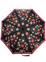 Moschino parapluie à fleurs - Noir - thumbnail