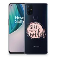 OnePlus Nord N10 5G Telefoonhoesje met Naam Boho Stay Wild - thumbnail