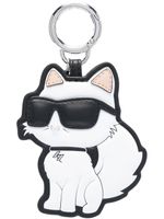 Karl Lagerfeld porte-clés Ikonik Choupette en cuir - Blanc