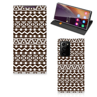 Samsung Galaxy Note 20 Ultra Hoesje met Magneet Aztec Brown - thumbnail