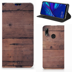 Huawei P Smart (2019) Book Wallet Case Old Wood