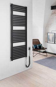 Sapho Tondi elektrische radiator zwart mat 45x133cm 500W