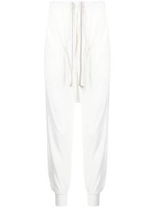 Rick Owens DRKSHDW pantalon de jogging à coupe sarouel - Blanc