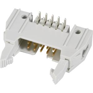 FCI 71922-110LF Pinconnector Met hendel lang, Incl. trekontlastingsklem Rastermaat: 2.54 mm Totaal aantal polen: 10 Aantal rijen: 2 1 stuk(s)