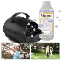 BeamZ B100 bellenblaasmachine met 1 liter bellenblaasvloeistof