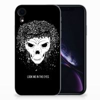 Silicone Back Case Apple iPhone Xr Skull Hair - thumbnail