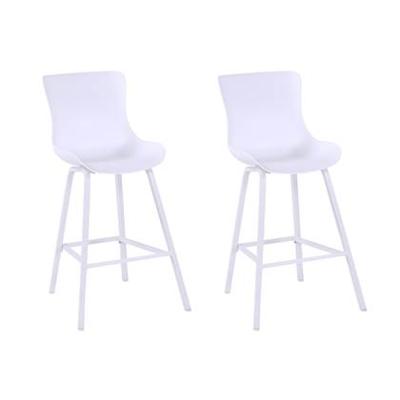 Hartman Sophie Alu Dining Barkruk - Set Van 2 - Zithoogte 73 Cm - Wit