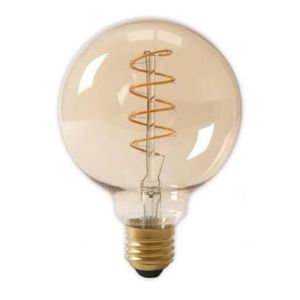 LED E27-G125 Filament 4 Watt - 2700K Curved - Dimbaar