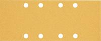 Bosch 10x EXPERT C470 schuurpapier met 8 gaten (voor Verf op hout, Hardhout, Ø 93x230 mm, Korrel 80, Professional Accessoires Vlakschuurmachine)