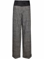 Gianfranco Ferré Pre-Owned pantalon ample à motif géométrique (années 1990) - Gris