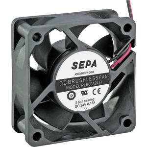 SEPA PLB60A24SE16A Axiaalventilator 24 V/DC 36.7 m³/h (l x b x h) 60 x 60 x 25 mm