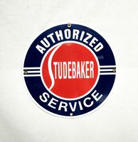 Studebaker Authorized Service Emaille Bord - thumbnail