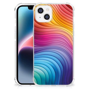 Shockproof Case voor Apple iPhone 14 Plus Regenboog