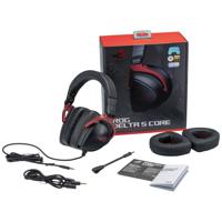 Asus Delta S Core Over Ear headset Gamen Kabel 7.1 Surround Zwart Microfoon uitschakelbaar (mute), Vouwbaar - thumbnail