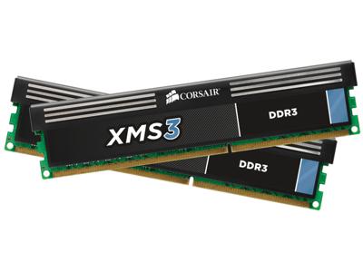 XMS3 - Geheugen - DDR3 - 16 GB : 2 x 8 GB - DIMM - 240-PIN - 1600 MHz