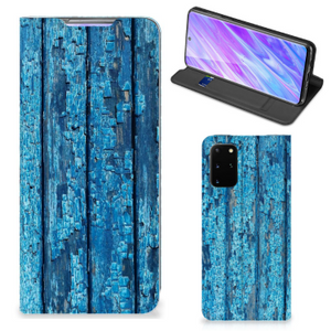 Samsung Galaxy S20 Plus Book Wallet Case Wood Blue