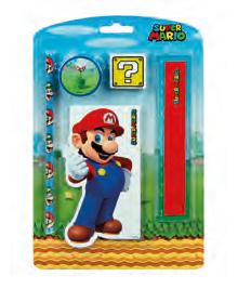 Kids Licensing Super Mario Stationery Set, 5dlg.