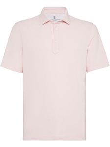 Brunello Cucinelli chemise en coton à boutonnière - Rose