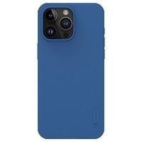 iPhone 15 Pro Nillkin Super Frosted Shield Pro Hybrid Hoesje - Blauw - thumbnail