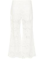 ZIMMERMANN pantalon Lexi à coupe évasée - Blanc