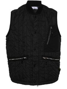 Stone Island gilet à design matelassé - Noir