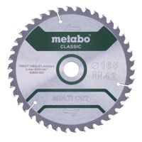 Metabo Accessoires Cirkelzaagblad | Multi Cut Classic | 165x20mm | Z42 FZ/TZ 5°/B - 628661000 - thumbnail