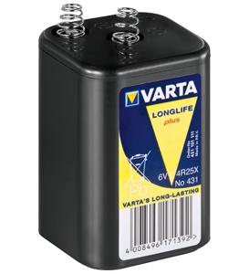 Varta 4R25X 8500mAh (431) 6V Wegwerpbatterij Zinkchloride