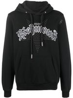 John Richmond hoodie Haider à logo imprimé - Noir