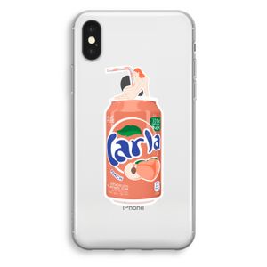 S(peach)less: iPhone XS Transparant Hoesje