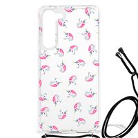 Doorzichtige Silicone Hoesje voor Samsung Galaxy S23 Plus Unicorns