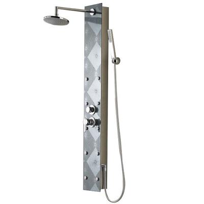 Badstuber Marseille glazen douchepaneel met massage